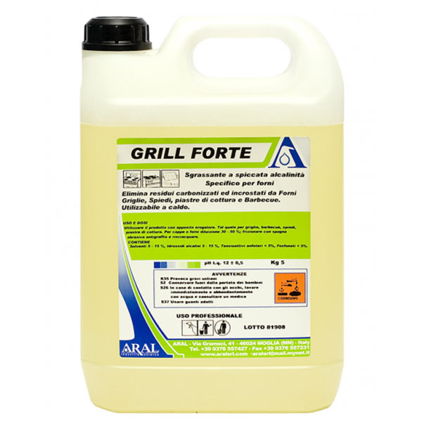 Յուղեր և ճարպեր մաքրող միջոց GRILL FORTE 5 լ.