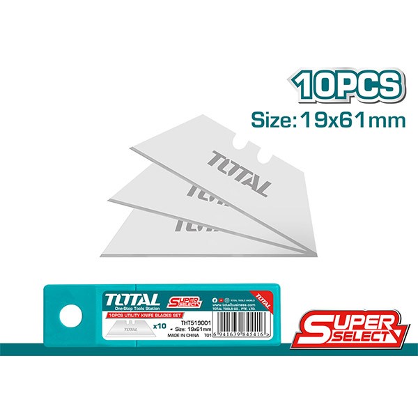 Սայրի հավաքածու 10հ փոքր Total Tools THT519001