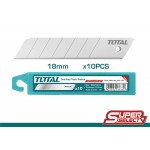 Սայրի հավաքածու 18 մմ, 10 հ, Total Tools THT519112
