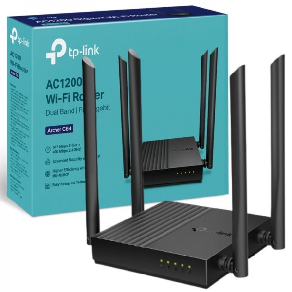 Ցանցային սարք TP-Link Archer C64 AC1200