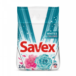 Լվացքի փոշի Savex White & Colors 2,4 կգ Լվացքի փոշի Savex White & Colors 2,4 կգ