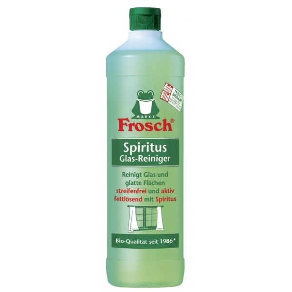Ապակի մաքրող միջոց Frosch Spiritus 1 լ. Ապակի մաքրող միջոց Frosch Spiritus 1 լ.