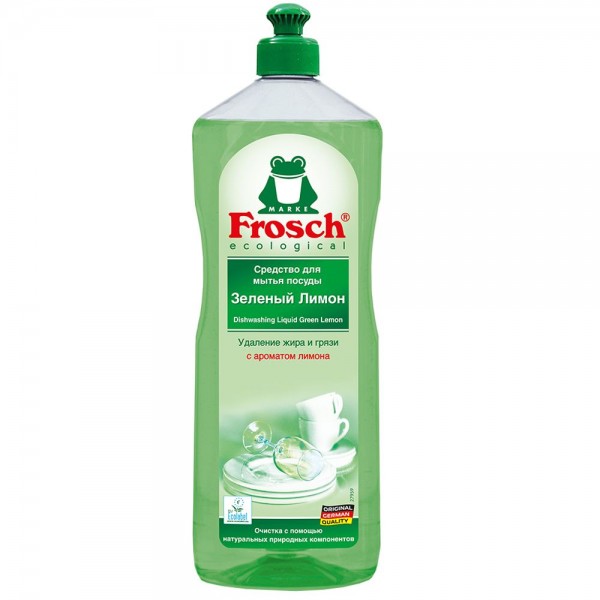 Սպասք լվանալու միջոց Frosch Կանաչ Կիտրոն 1 լ.