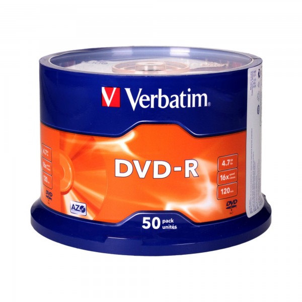 DVD-R սկավառակ Verbatim 50 հատ